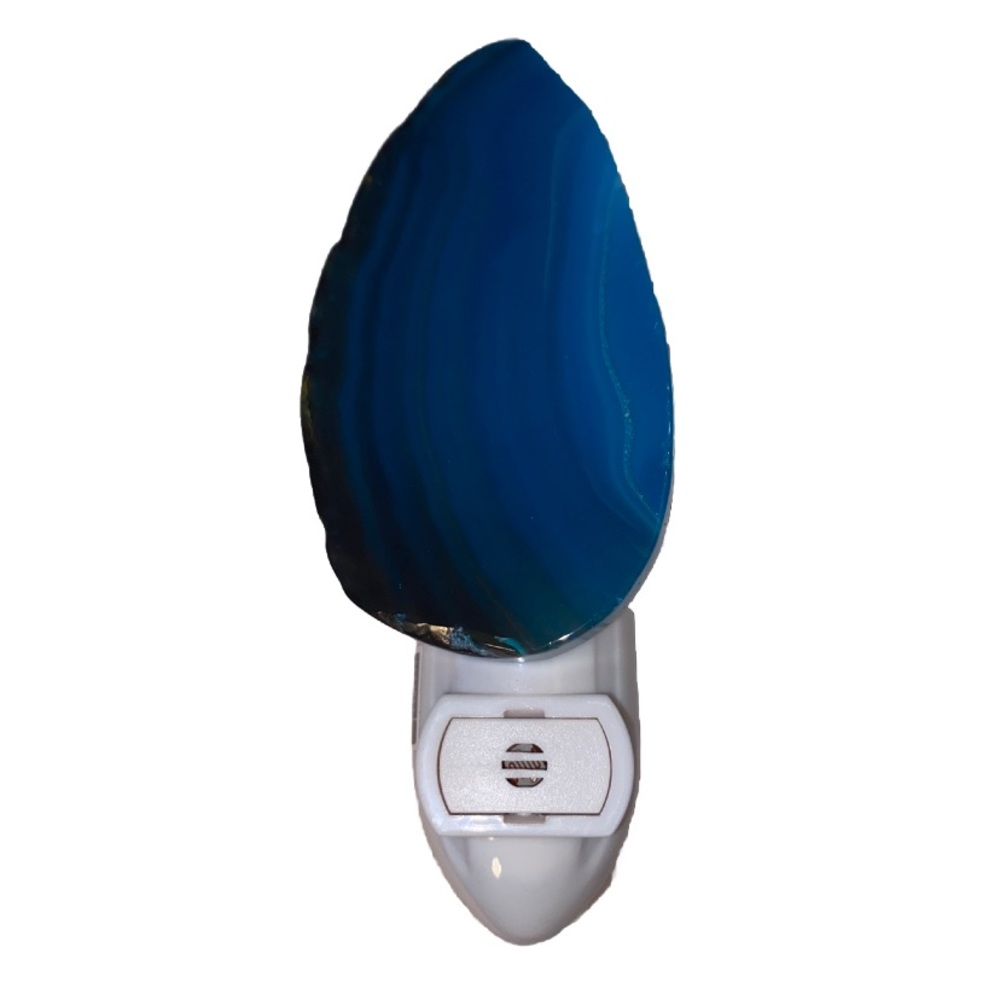 Blue agate night light